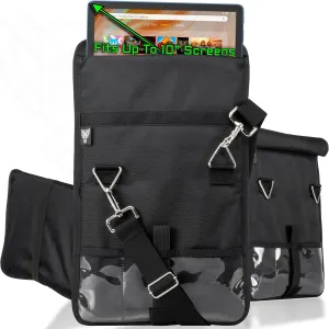 ~ Faraday Bag for Tablets and Other Medium Size Electronics ~ Data Security for Executive Travel ~ Shoulder Strap Included ~ Tracking/Hacking Defense