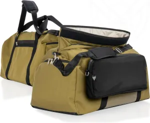 ~ Xecutive Transport Faraday Duffel Bag with Removable XTECH Pouch for Computer Towers and Other Large Electronics ~ Data Security ~ Shoulder Strap Included ~ Coyote Brown
