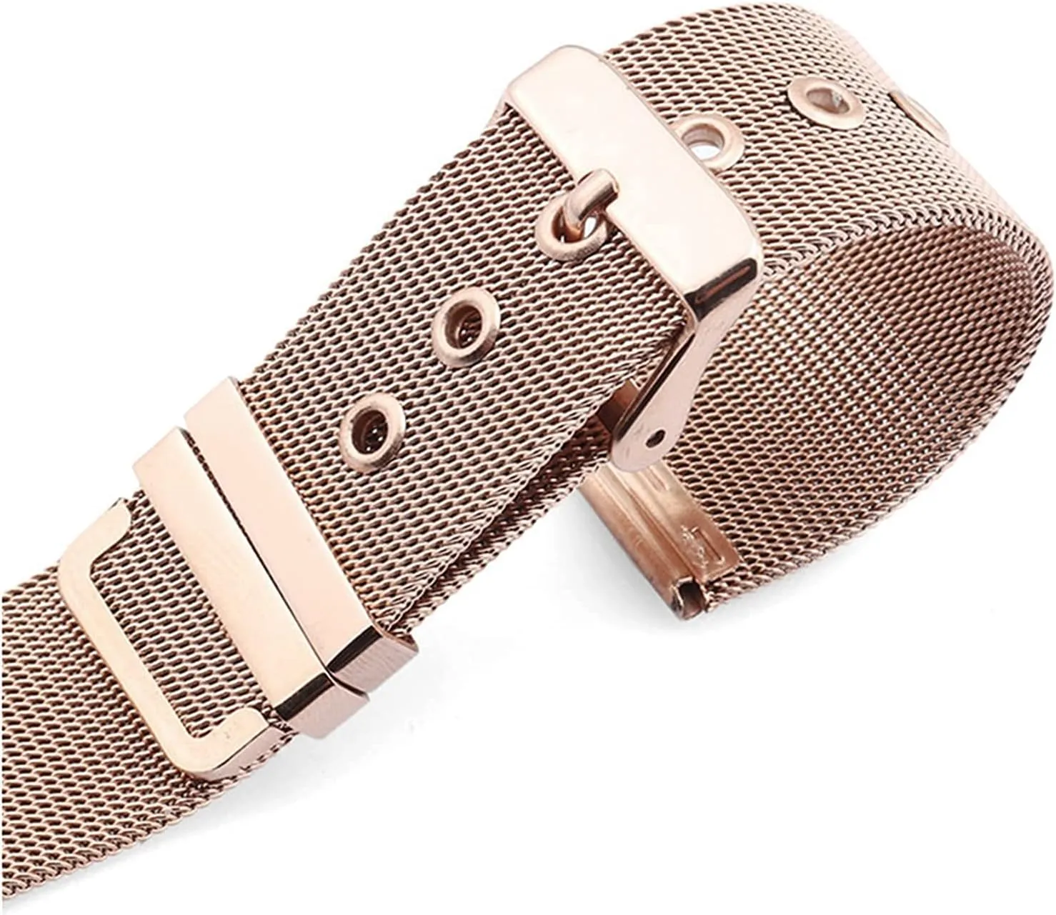 0.4 line watchband Ultra-Thin Stainless Steel Watch mesh Belt pin Buckle Watch Accessories 18 20 22 24mm