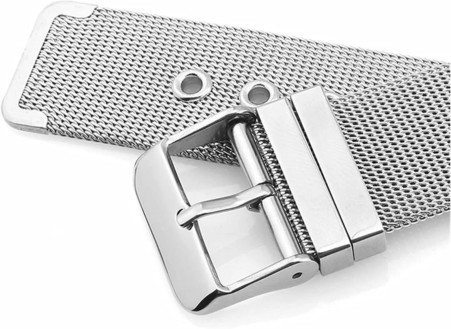 0.4 line watchband Ultra-Thin Stainless Steel Watch mesh Belt pin Buckle Watch Accessories 18 20 22 24mm