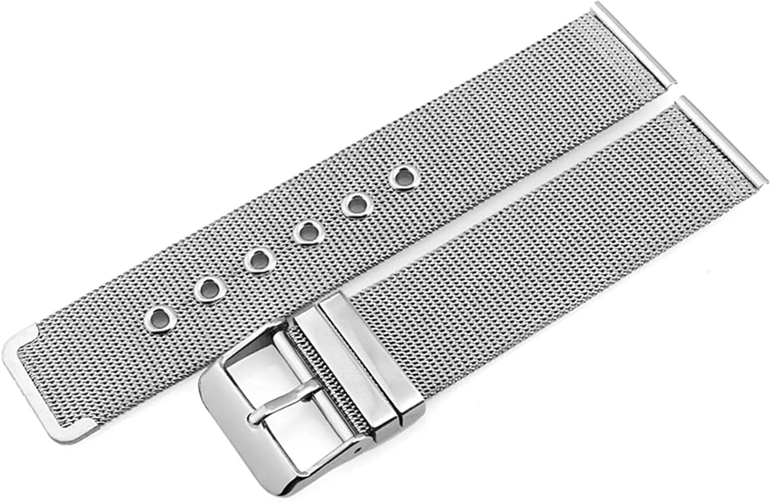 0.4 line watchband Ultra-Thin Stainless Steel Watch mesh Belt pin Buckle Watch Accessories 18 20 22 24mm