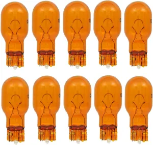 (10) 921 Amber Wedge Car Mini Dome Lamp For Bulbs Yellow 12v 921NA - Belts, V-Belts, Spare Parts For Lawn Mowers, Vacuum Cleaners and More