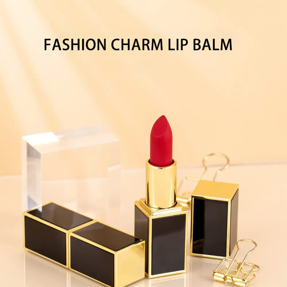 10 Colos Matte Liquid Lipstick, Ladies Matte Liquid Lipstick Long Lasting Waterproof Velvet Red Lipstick Lip Gloss Set Pigmented Lip Makeup for Girls and Women Gift (805#)