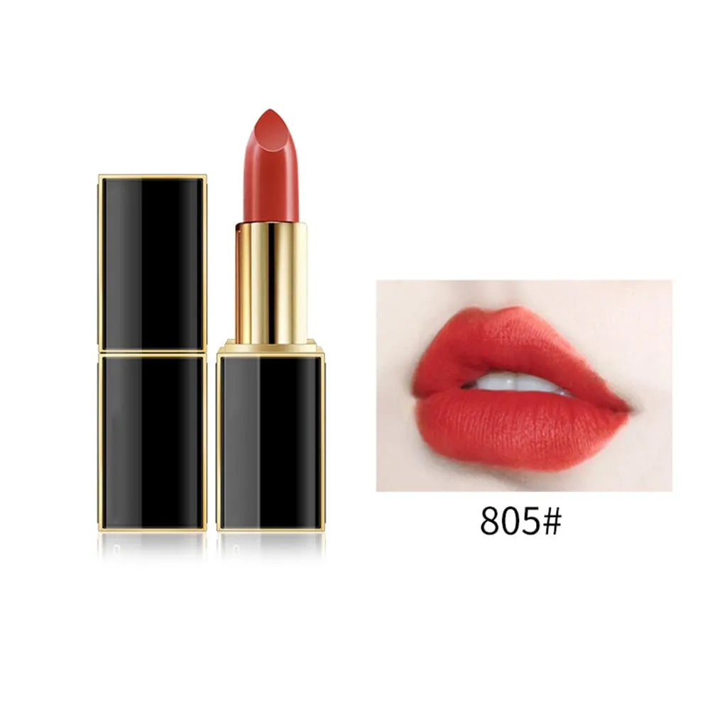 10 Colos Matte Liquid Lipstick, Ladies Matte Liquid Lipstick Long Lasting Waterproof Velvet Red Lipstick Lip Gloss Set Pigmented Lip Makeup for Girls and Women Gift (805#)