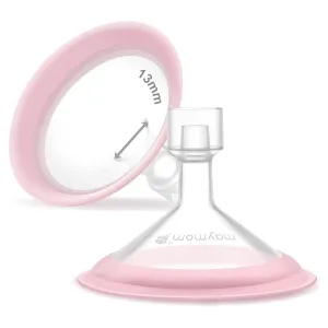 13mm Maymom MyFit Shields, Pano Series; Compatible with Medela Breast Pump- PersonalFit, Freestyle, Harmony, Maxi, Freestyle Flex Connector; Connect to Maymom Widemouth/Narrow Connector, 2pcs