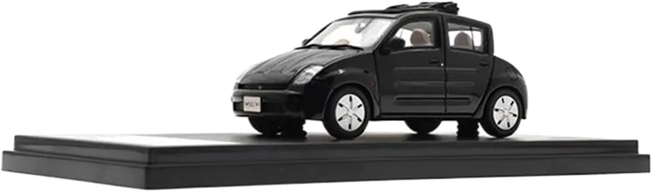 1:43 for Will Vi 2000 Static Simulated Resin Model Decorative Ornaments Souvenirs Mini Simulation Toys(Black)