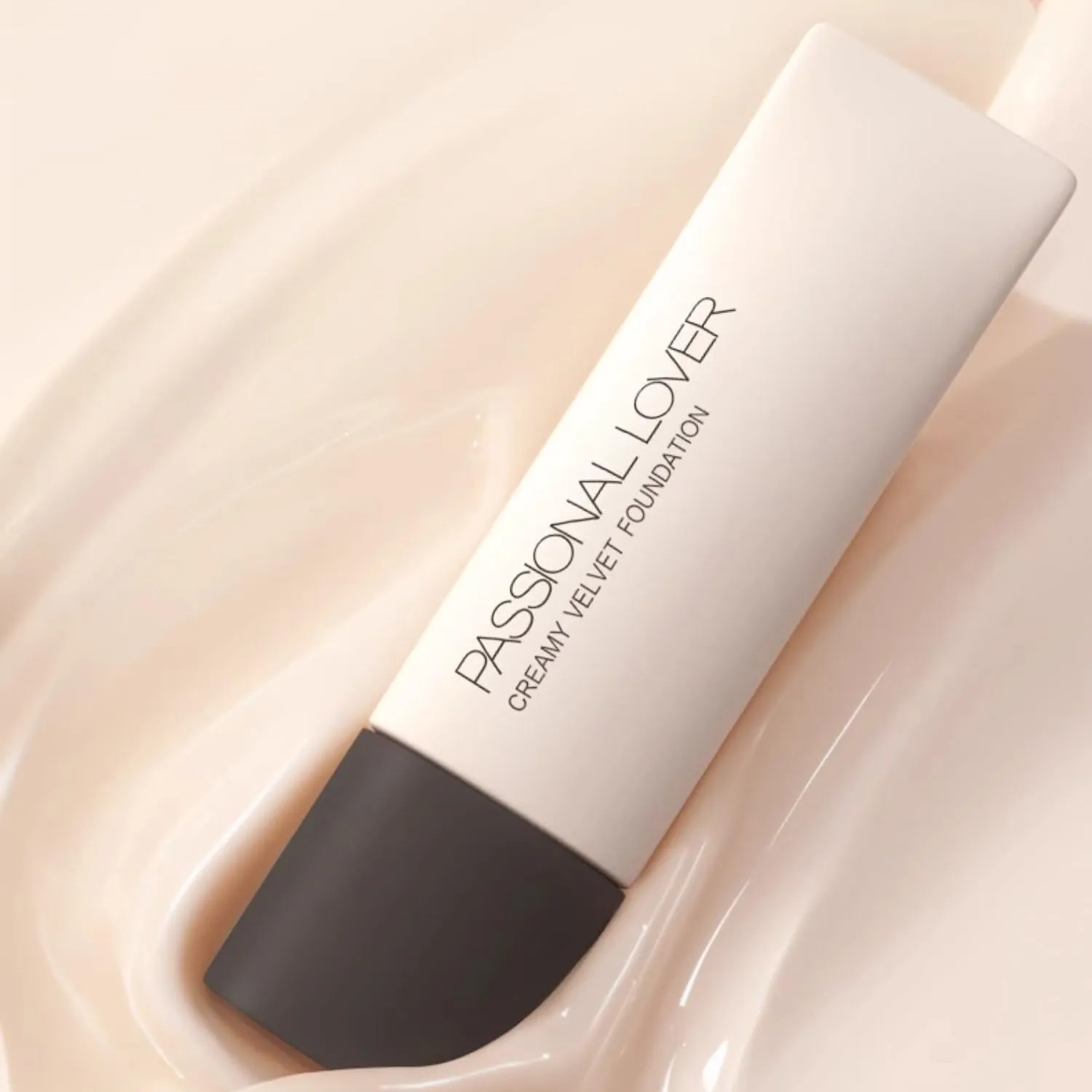 1PC PL Creamy Velvet Foundation Verion 1.0 / Version 2.0, Transparent/Full Coverage Foundation, Create Flawless Makeup Foundation For Dry & Dry Combination Skin (#02, 30g)