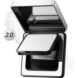 2.0 Black Magnet Soft Focus Powder, Waterproof Translucent Pressed Setting Powder, 24H Longlasting Talc-Free Face Powder, Oil Control Compact Makeup,02 Translucent For Oily Skin, 0.28Oz