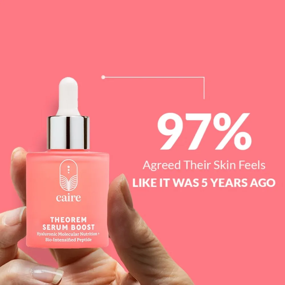 30 Day Trio: Theorem Serum Boost 30mL | 1oz   Mask 40 mL | 1.35oz   Grown Up Moisturizer 15 mL | 0.5oz