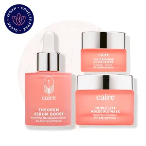 30 Day Trio: Theorem Serum Boost 30mL | 1oz   Mask 40 mL | 1.35oz   Grown Up Moisturizer 15 mL | 0.5oz