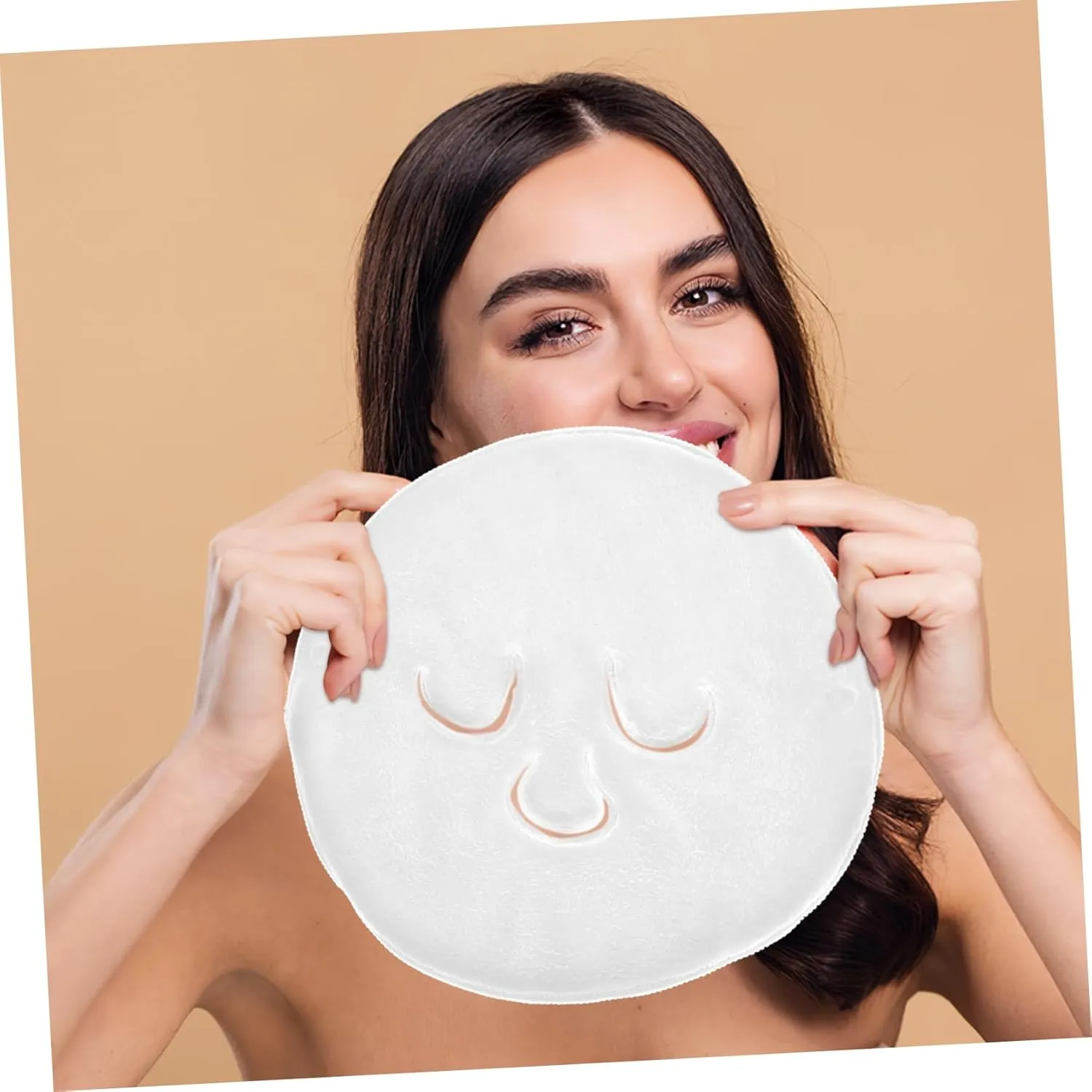 5sets Face Steaming Towel Soft Gentle Spa Facial Colors Face Mask Towel Sets 2pcs*5