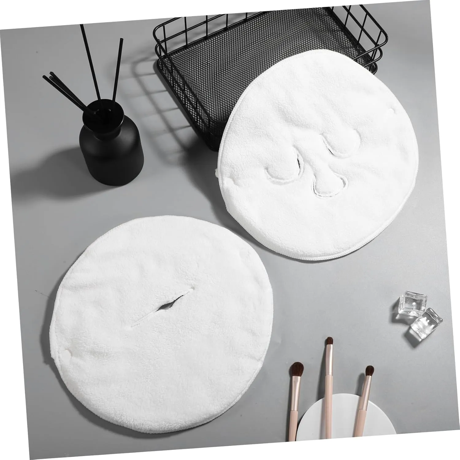 5sets Face Steaming Towel Soft Gentle Spa Facial Colors Face Mask Towel Sets 2pcs*5