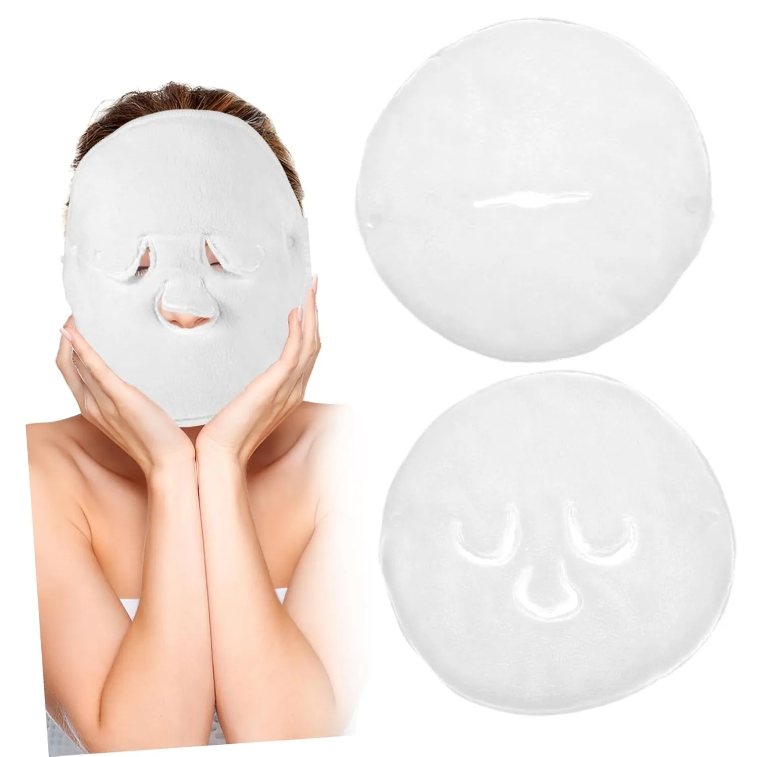 5sets Face Steaming Towel Soft Gentle Spa Facial Colors Face Mask Towel Sets 2pcs*5