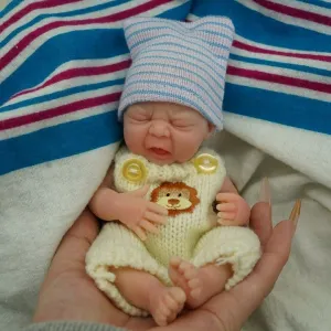 7" Girl Micro Preemie Full Body Silicone Baby Doll Susie Lifelike Mini Reborn Doll