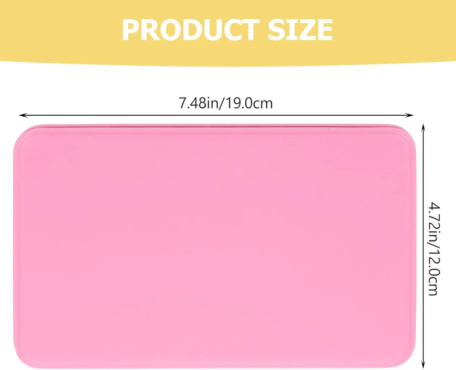 Alipis Chic Pink Tin Boxes Lid 3 Pack Rectangle Tinplate Candy Storage Boxes for Wedding and
