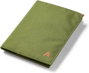 Allett Original Wallet, Cala Green | Nylon, RFID Blocking, Thin Bifold, Minimalistic, Front Pocket | Holds 4-24  Cards, Bills, Receipts | Wallets for Men & Women