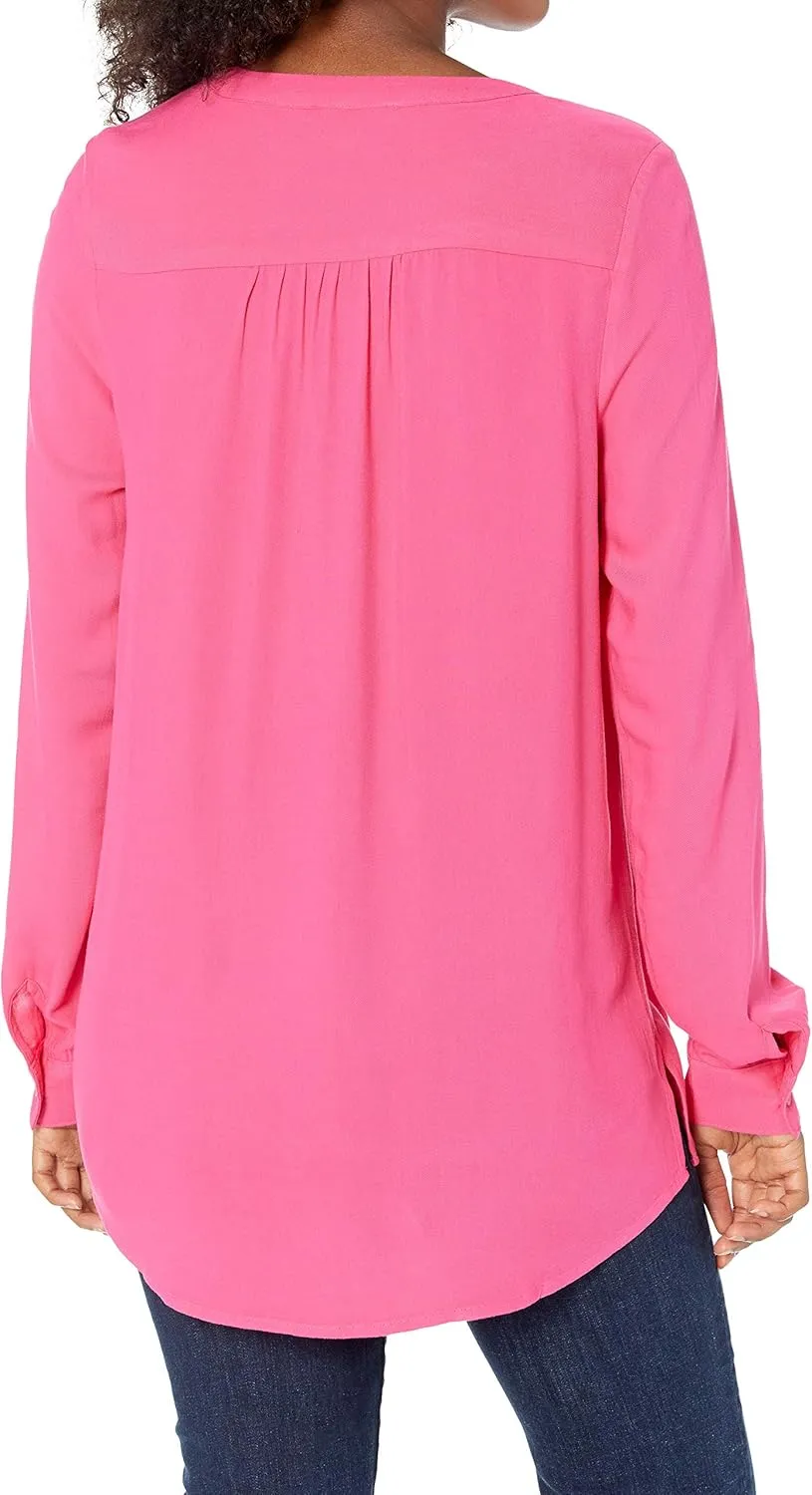 Amazon Essentials Women's Long-Sleeve Woven Blouse