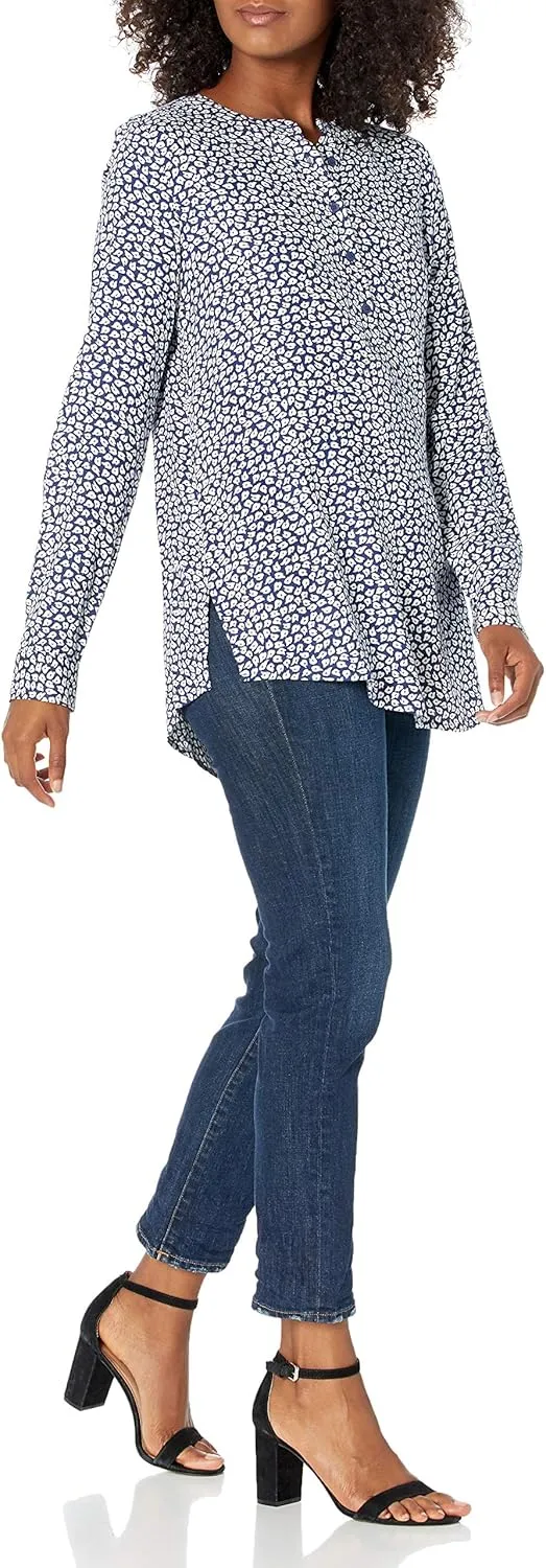 Amazon Essentials Women's Long-Sleeve Woven Blouse