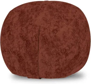 Ambesonne Faux Suede Storage Bag Chair, Digitally Printed Distressed Texture, Stuffed Animal Organizer Washable Bag Space Saver for Pillows Comforters, Cinnamon, Small Size