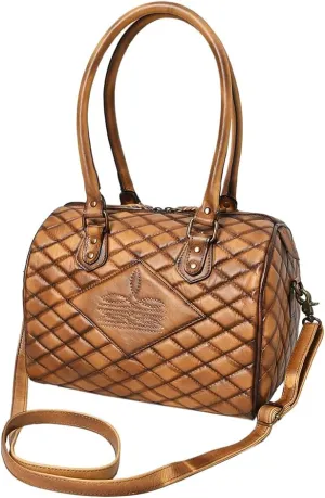 American Darling Cross Body I Hand Tooled Hair-On Genuine Leather Women Bag Western Handbag Purse | Western leather handbag