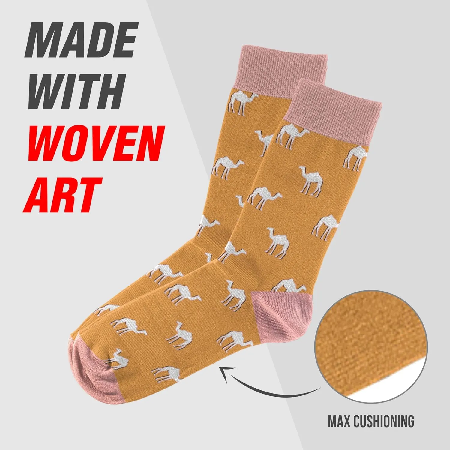 Animal Themed Socks - Novelty Unisex Sock Set, Fun Unique Designs