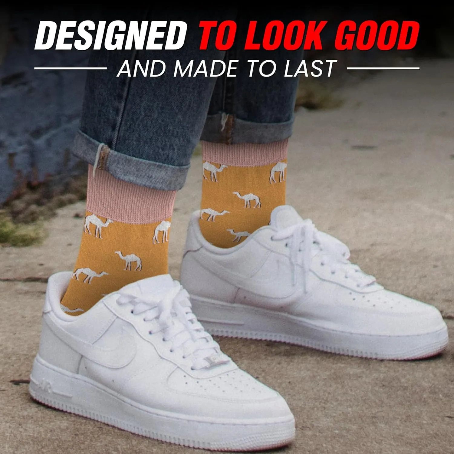 Animal Themed Socks - Novelty Unisex Sock Set, Fun Unique Designs