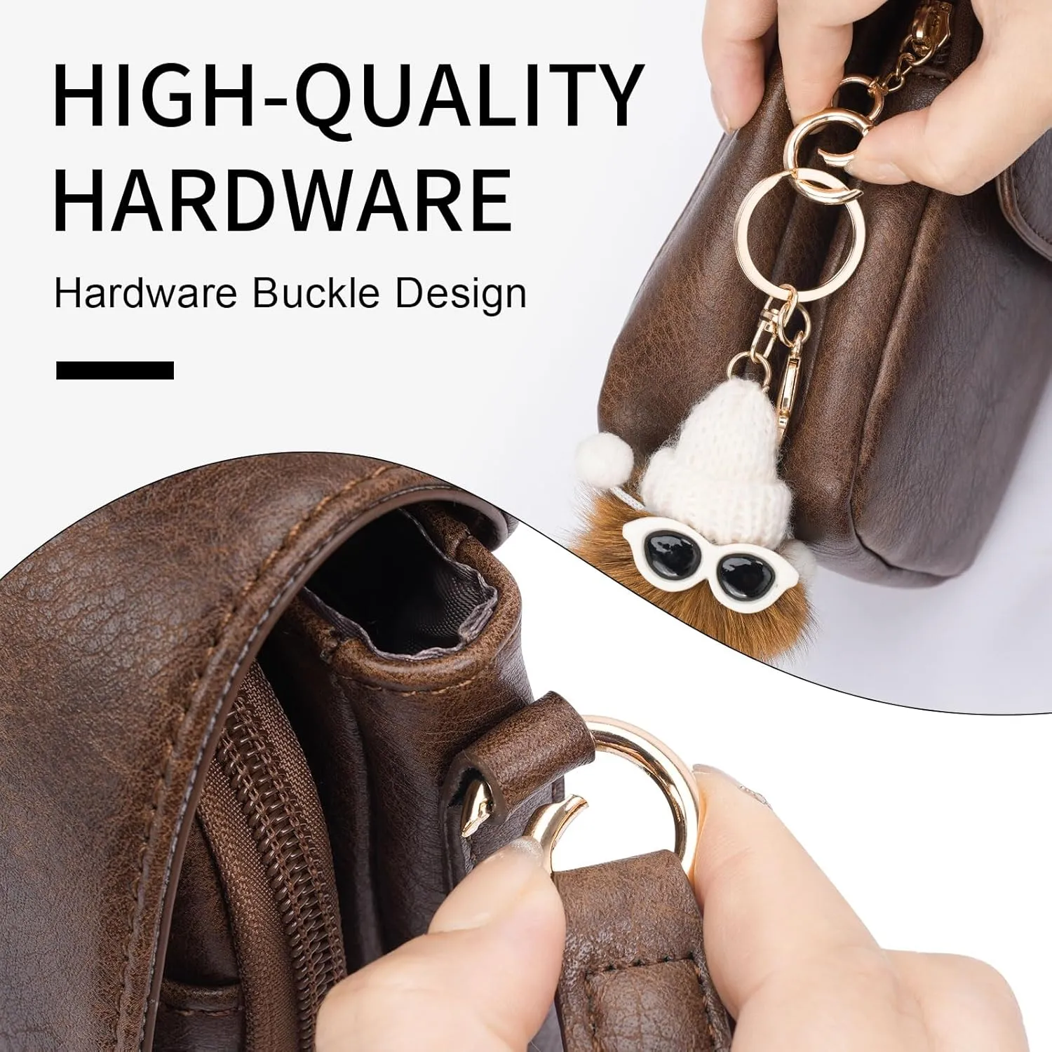 APHISON Small Crossbody Bags for Women Trendy, Leather Phone Wallet Purses Handbags Card Slots with Adjustable Guitar Strap