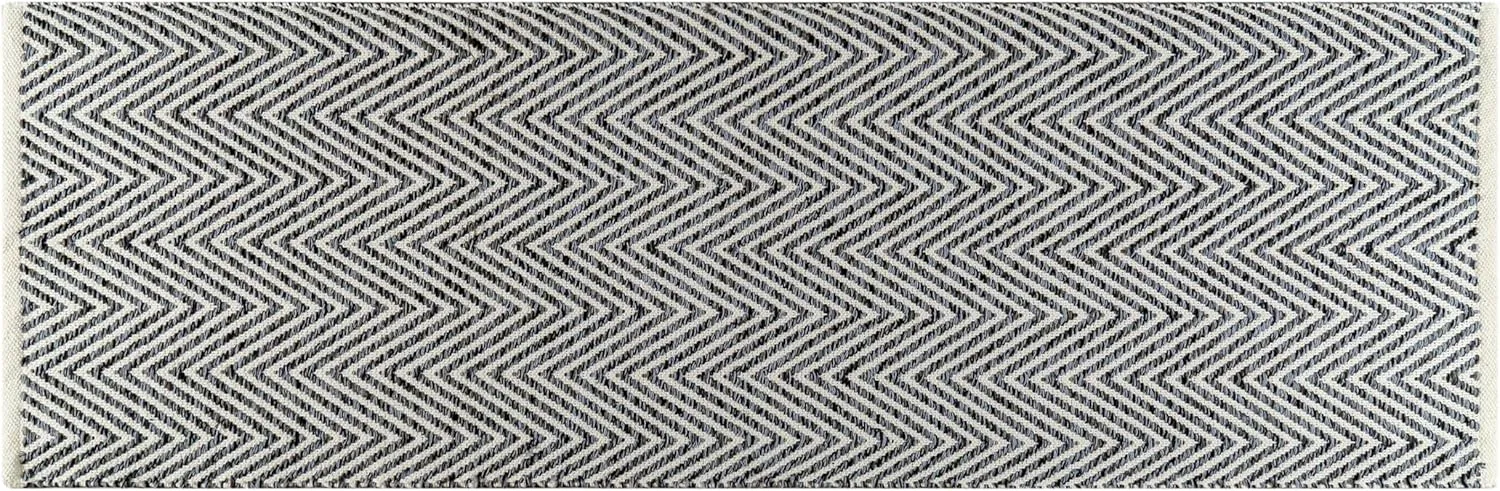 Area Rugs 2x6 Ft Chevron Hand Woven Charcoal Rug for Livingroom Bedroom RagRug Reversible Farmhouse Decorative Large Carpet Indoor Area Runner Mat for Hallway,Entryway 24x72 Inch