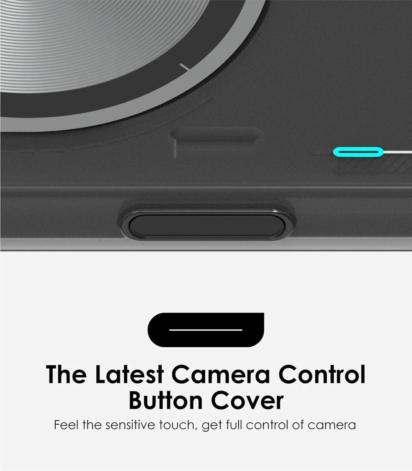 Aulumu A16 for iPhone 16 Pro Magnetic Thermal Case | Updated Camera Control | IMD Technology | Compatible with Magsafe | Complete Wrap-Around | Touch Translucent Gray