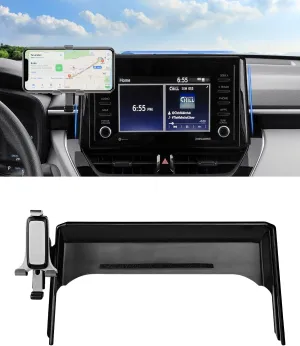 Autorder Car Phone Holder for Toyota Corolla 2019-2025/corolla Cross 2022 2023 2024 2025 Accessories Air Vent Screen Fixed Clip Cell Phone Mount Hands-Free 360 Degree Rotation(8 Inch)