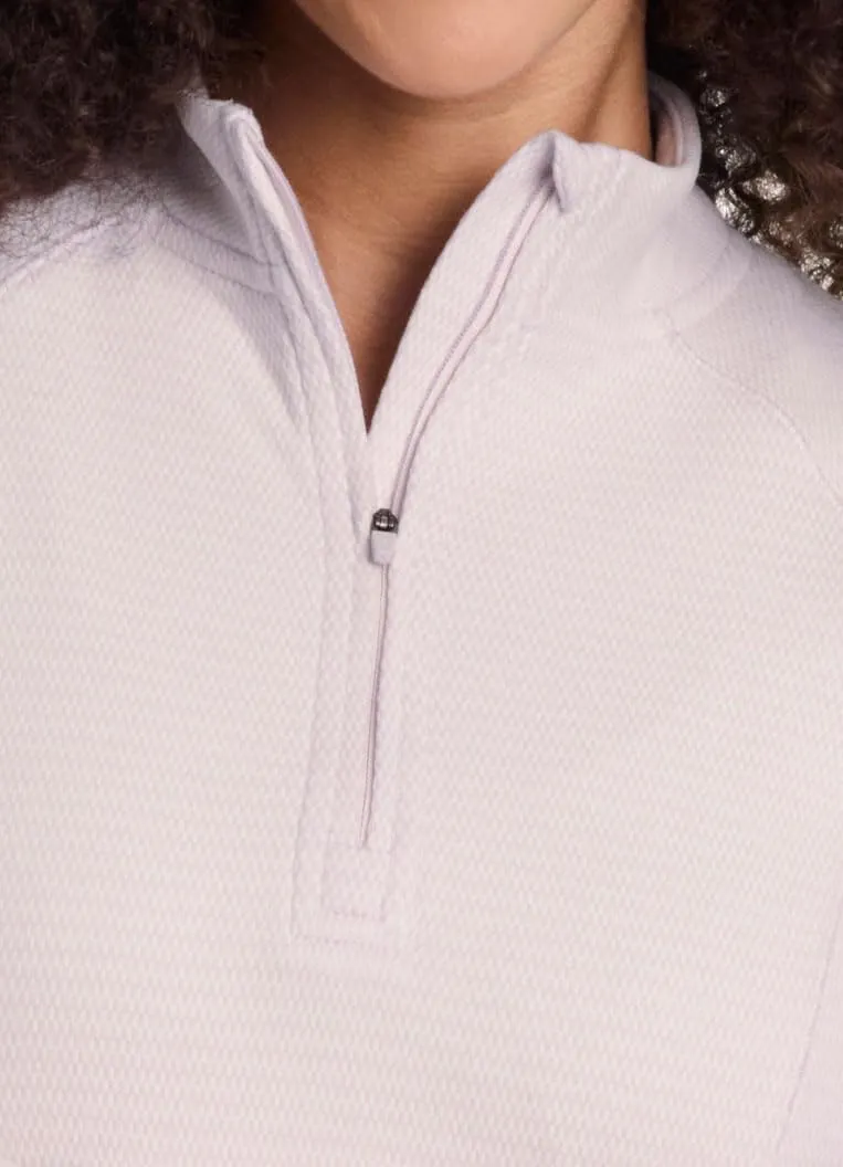 Avalanche Women's 1/4 Zip Pullover, Lightweight Hiking Partial Zip Mock Neck Top