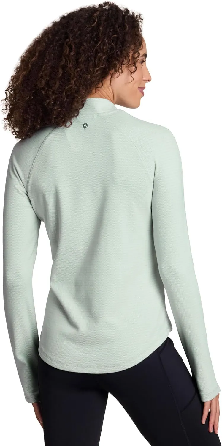 Avalanche Women's 1/4 Zip Pullover, Lightweight Hiking Partial Zip Mock Neck Top