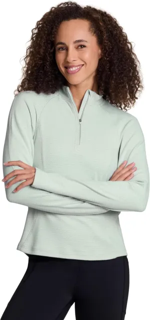 Avalanche Women's 1/4 Zip Pullover, Lightweight Hiking Partial Zip Mock Neck Top