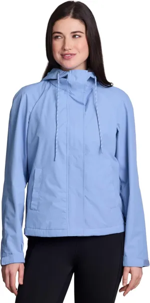 Avalanche Women's Rain Jacket, Quick Drying Thermal Fleece Lined Rain Coat with Pockets