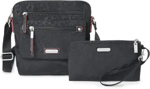 Baggallini Escape Crossbody with RFID Phone Wristlet