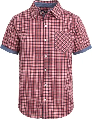 Ben Sherman Boys' Shirt - Short Sleeve Woven Button Down Shirt - Kids' Casual Collared Shirt for Boys (8-18)