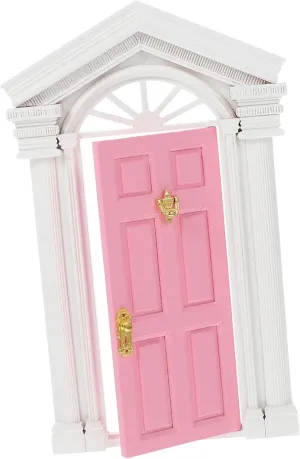 BESPORTBLE 1pc Miniature Open Wood Door for Dollhouse Scale Mini Door Decor for and Mini House Enthusiasts