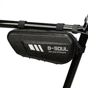 Bicycle Top Tube Hard Shell Bag, EVA Hard Shell Bicycle Front Frame Top Tube Storage Bag, Cycling Accompanying Bag Protection Bag
