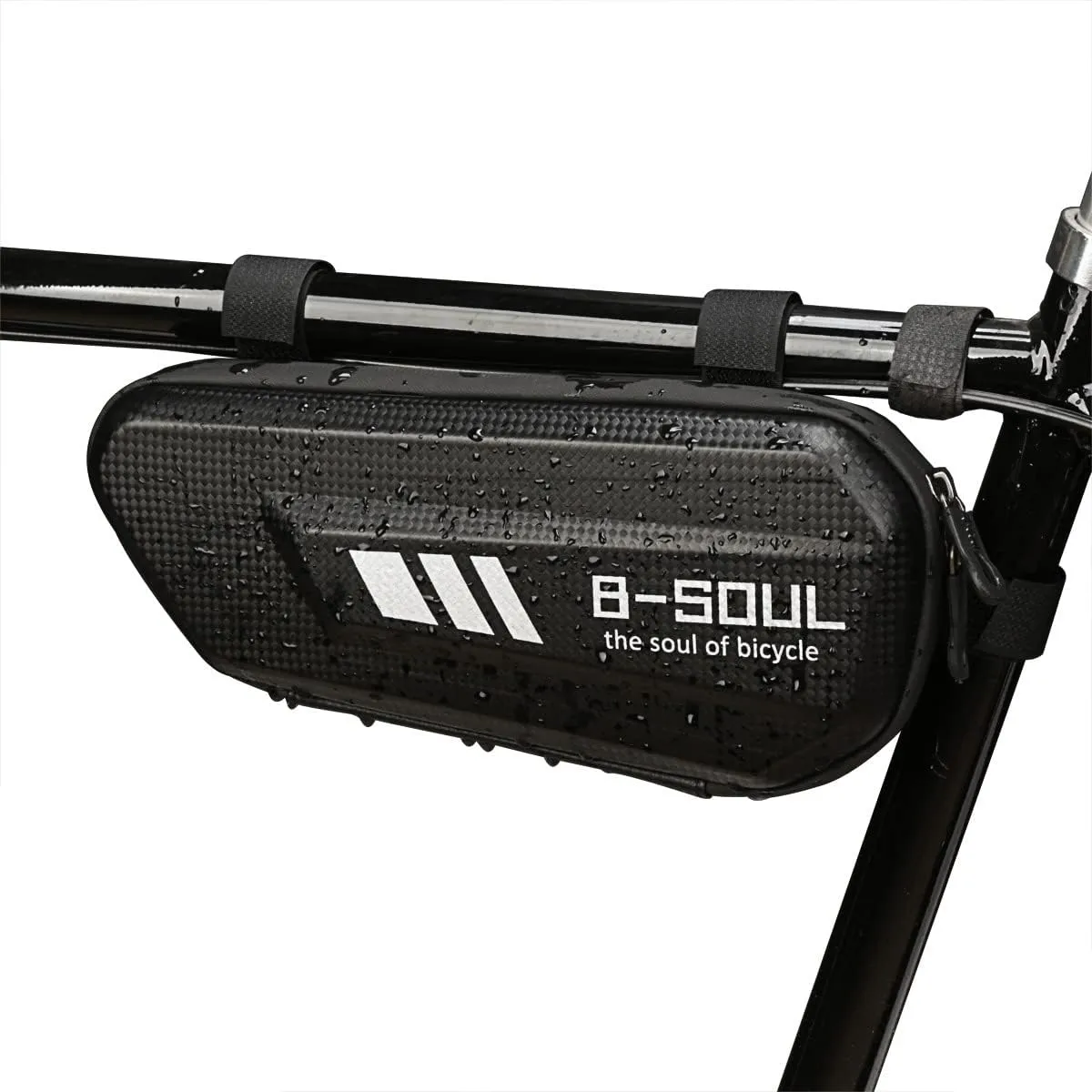 Bicycle Top Tube Hard Shell Bag, EVA Hard Shell Bicycle Front Frame Top Tube Storage Bag, Cycling Accompanying Bag Protection Bag