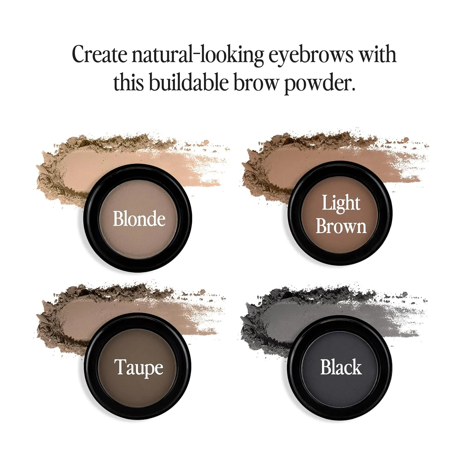Billion Dollar Brows Eyebrow Powder in Light Brown – Lightweight & Cruelty-Free for Full, Natural Finish, Buildable Coverage, Velvet-Smooth Formula (Pack of 2)
