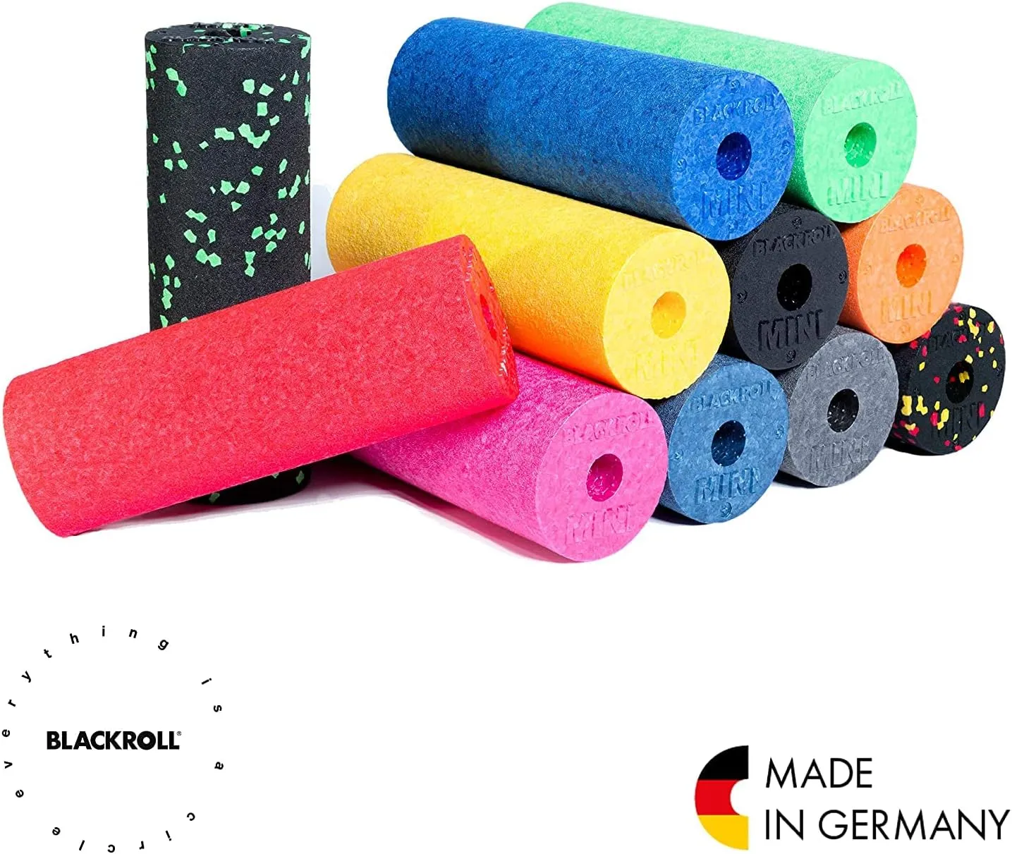 Black Roll German Foam Roller Mini 18g 15cm x 5.3cm Pink