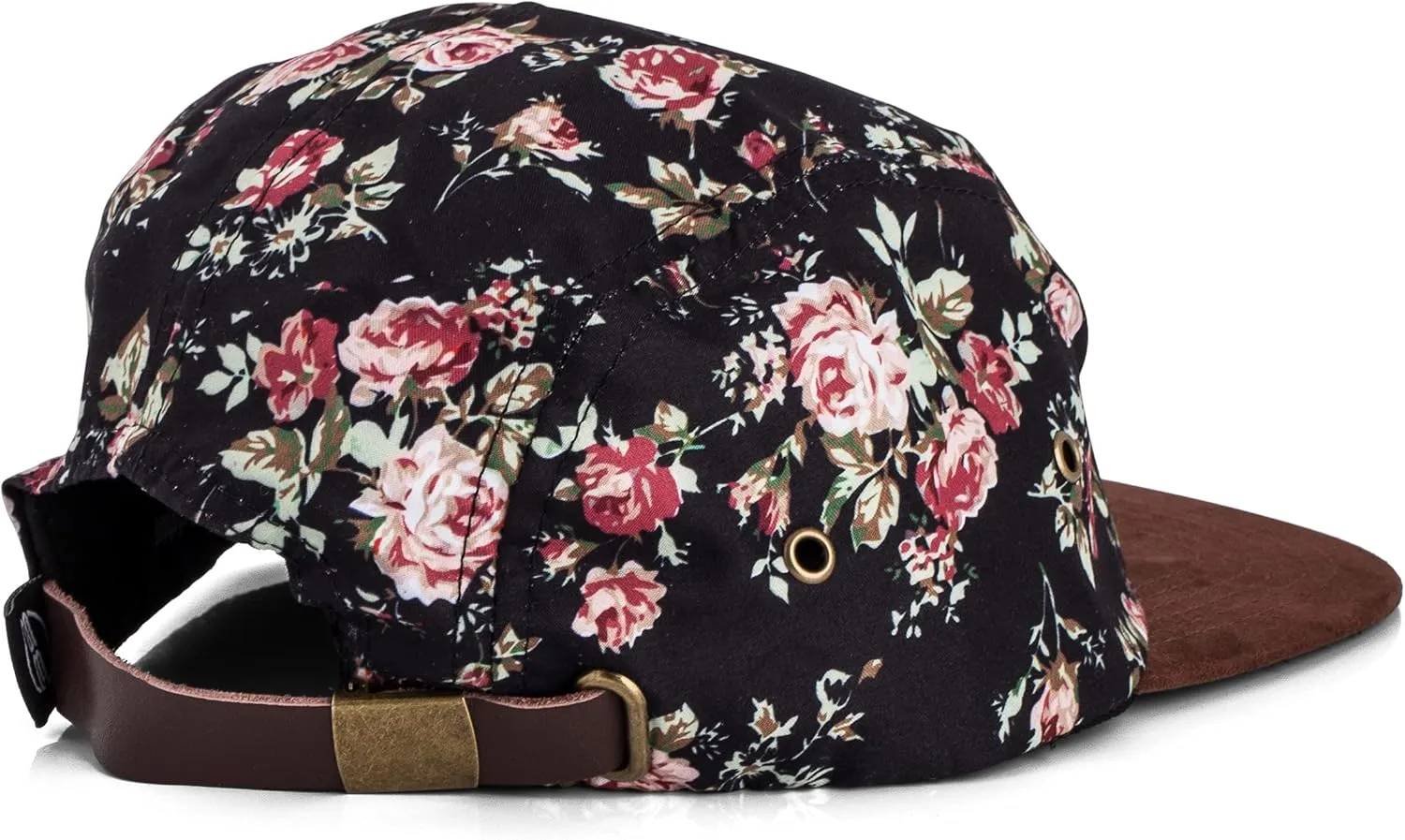 Blackskies 5-Panel Cap with Floral Pattern Unisex Baseball Cap