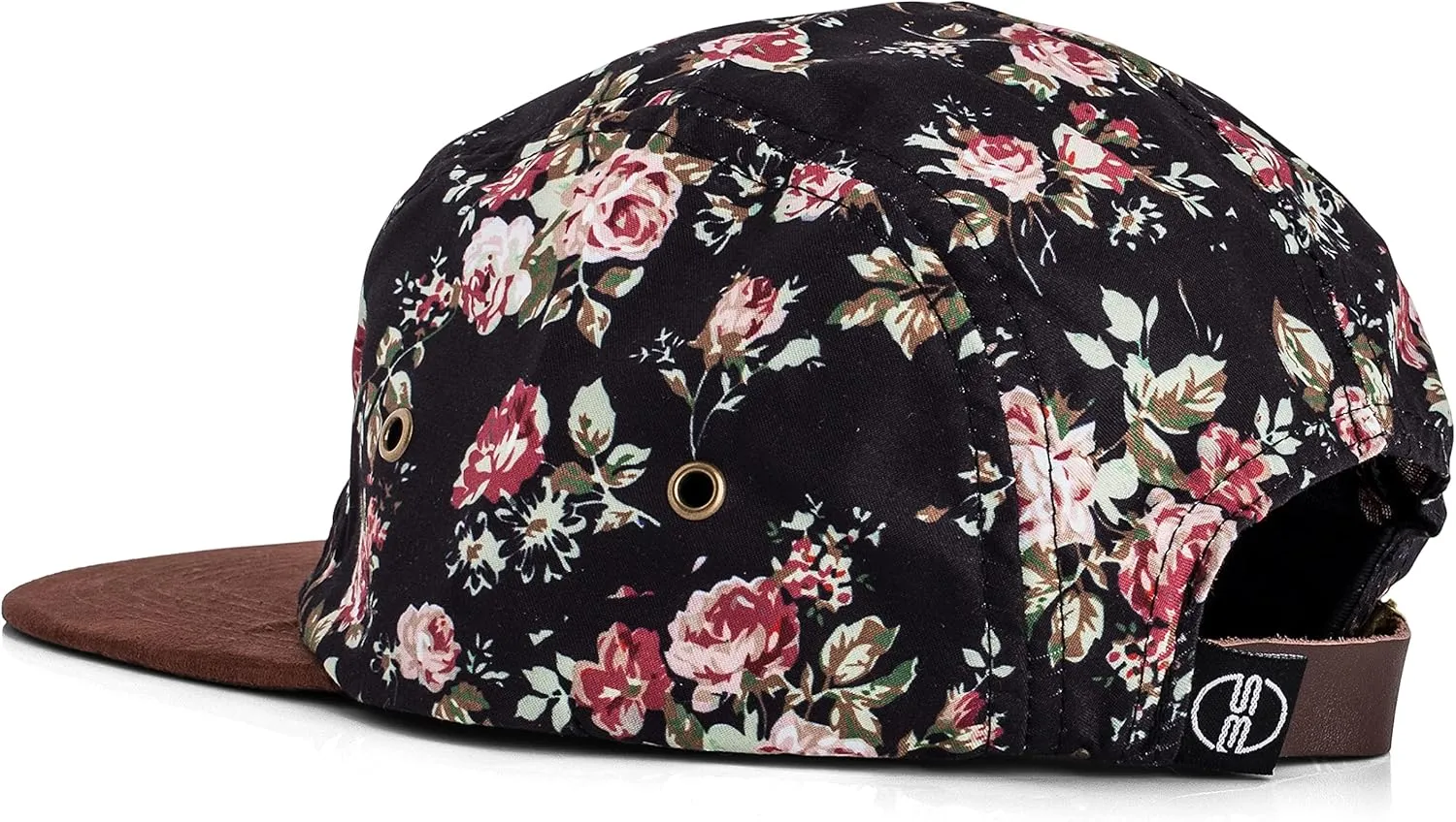 Blackskies 5-Panel Cap with Floral Pattern Unisex Baseball Cap