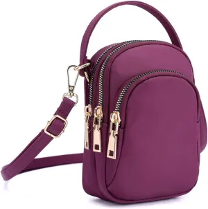 Blostirno Women's Small Crossbody Bags Purses Mini Shoulder Cell Phone Wallet Handbag Purse