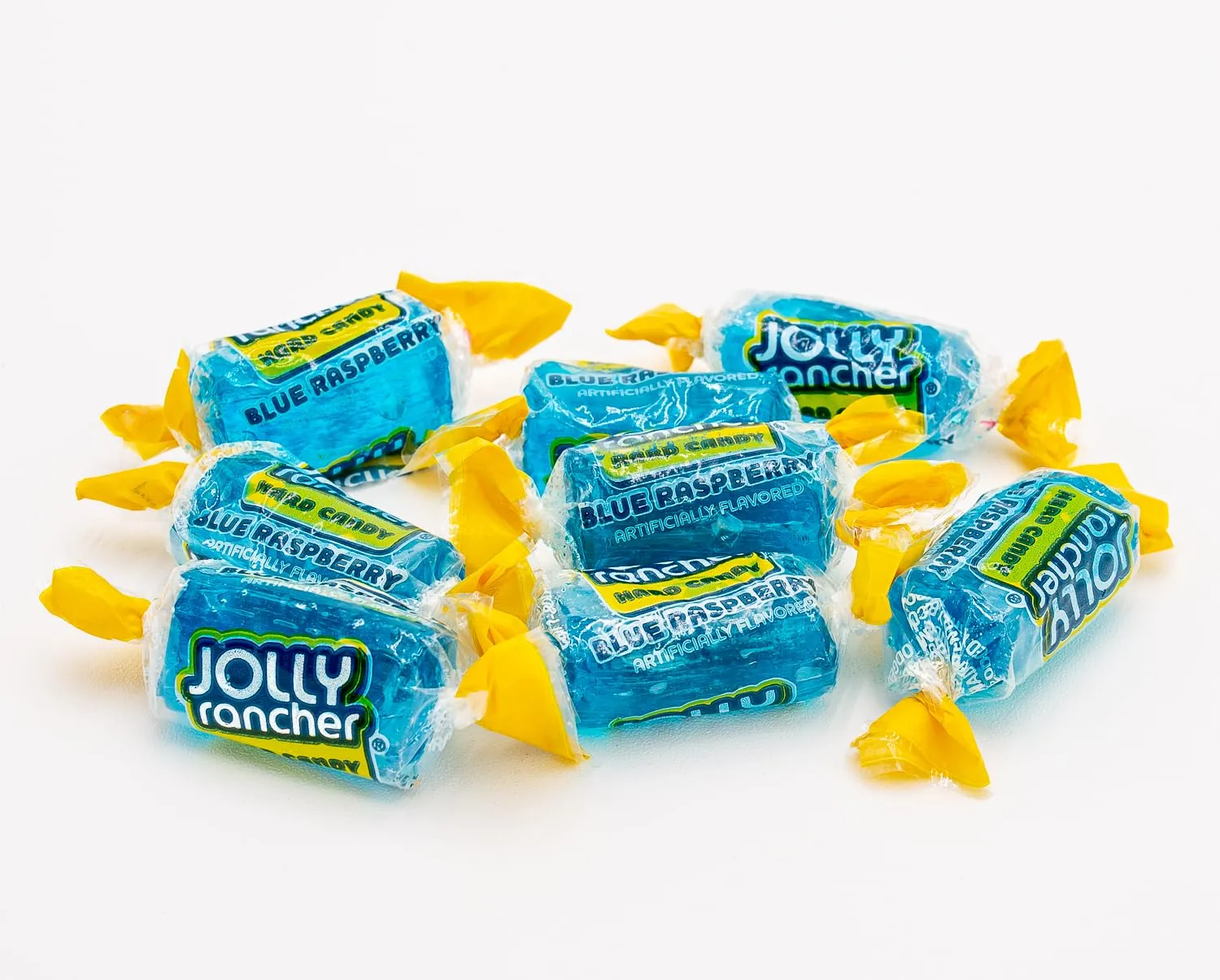 BLUE RASPBERRY JOLLY RANCHER Hard Candy Original Flavor 2 lb - Bulk Bag, Individually Wrapped (148 Pieces)