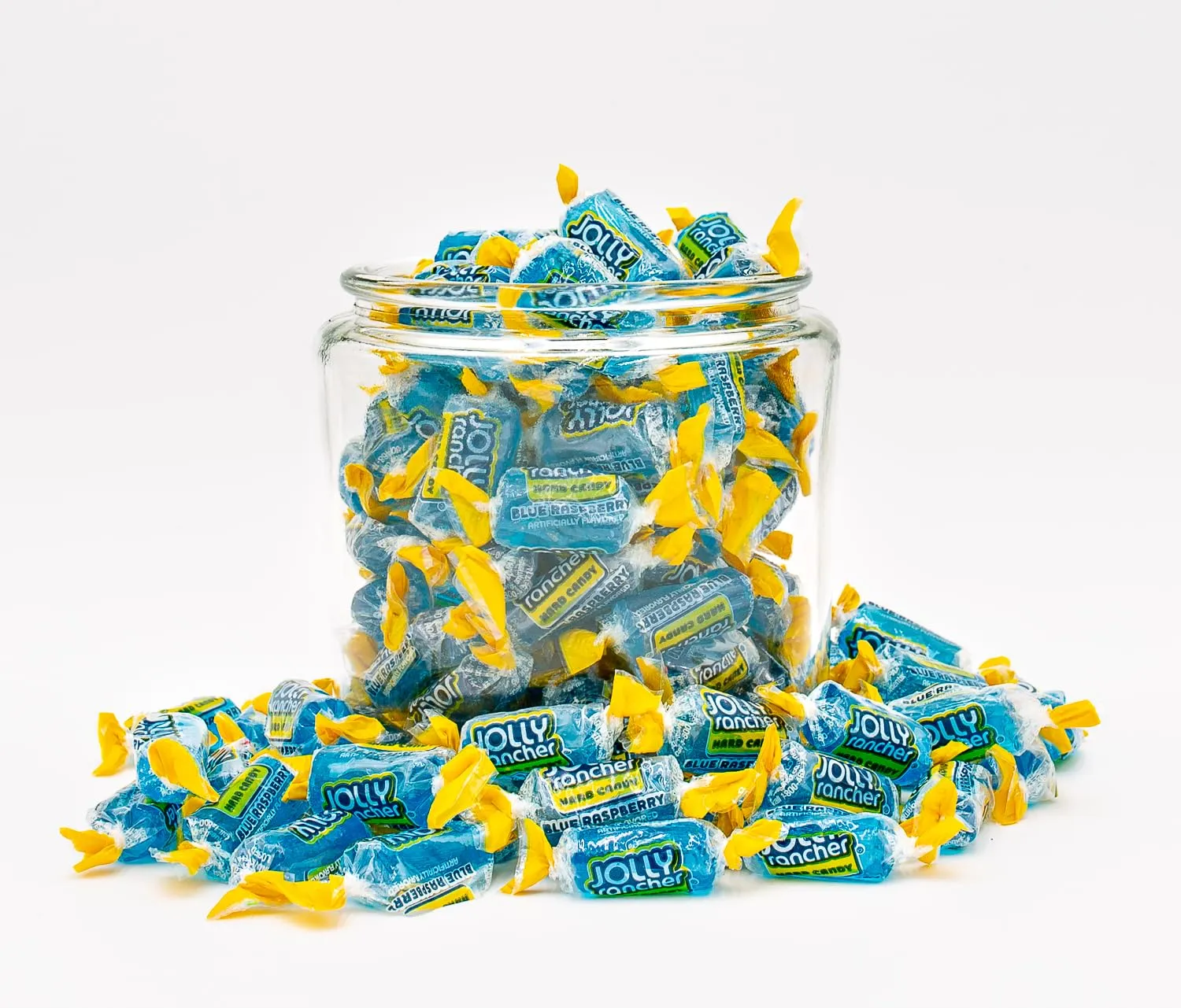 BLUE RASPBERRY JOLLY RANCHER Hard Candy Original Flavor 2 lb - Bulk Bag, Individually Wrapped (148 Pieces)