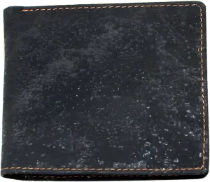 boshiho RFID Blocking Cork Wallet, Slim Bifold Vegan Coin Purse Eco Friendly Gift for Men and Women (Black)
