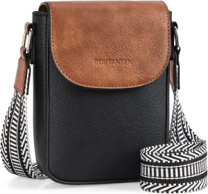 BOSTANTEN Small Crossbody Bags for Women Cell Phone Purse Leather Wallet Handbags with Card Slots