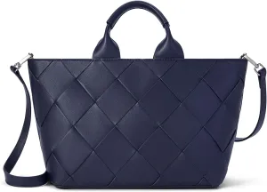 BOSTANTEN Woven Tote Bag for Women Top Handle Purses and Handbags Shoulder Crossbody Purse With Zipper