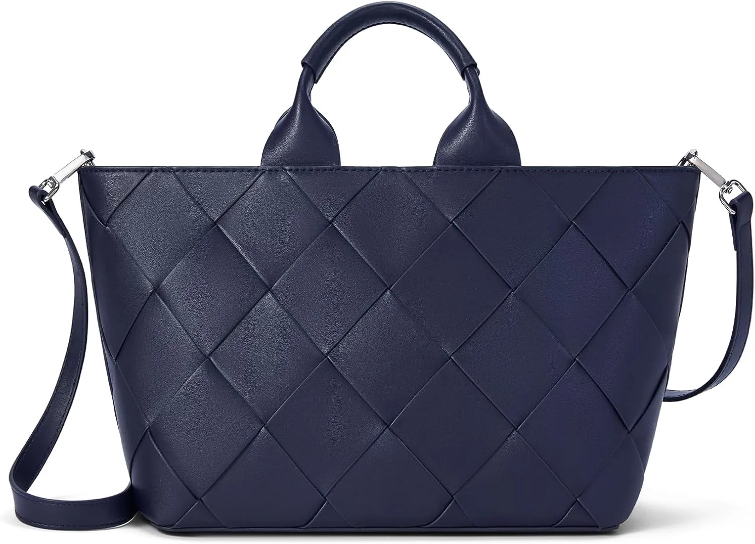 BOSTANTEN Woven Tote Bag for Women Top Handle Purses and Handbags Shoulder Crossbody Purse With Zipper